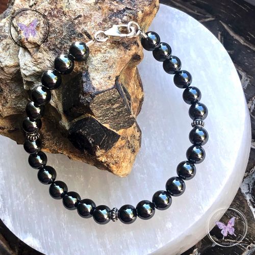 Hematite Bead Bracelet